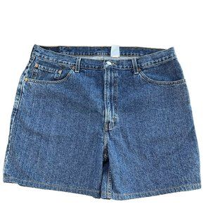 LEVI'S 550 Blue 33 Relaxed Fit Dad Shorts Vintage Size 40
